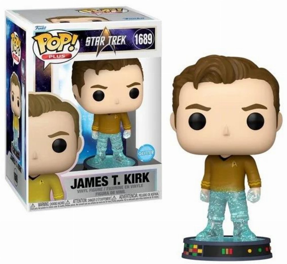 Φιγούρα Funko POP! Plus: Star Trek Transporter – Kirk (Glitter) #1689