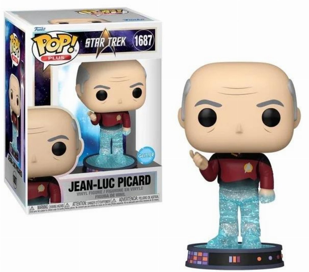 Φιγούρα Funko POP! Plus: Star Trek Transporter – Picard (Glitter) #1688