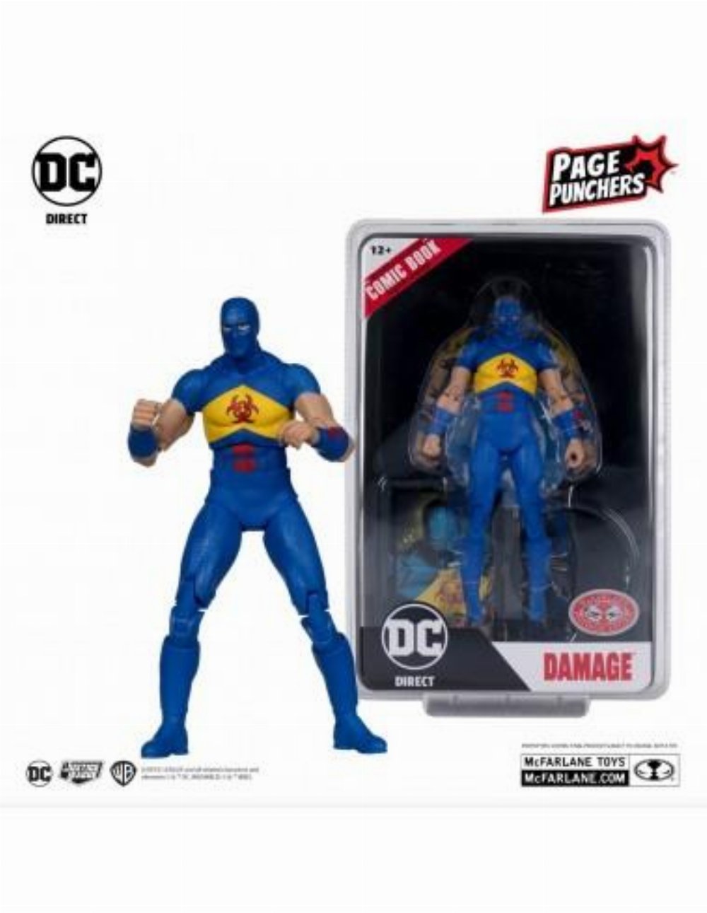 DC Direct: Damage (Kingdom Come) by Todd McFarlane Φιγούρα Δράσης (18cm) Platinum Edition