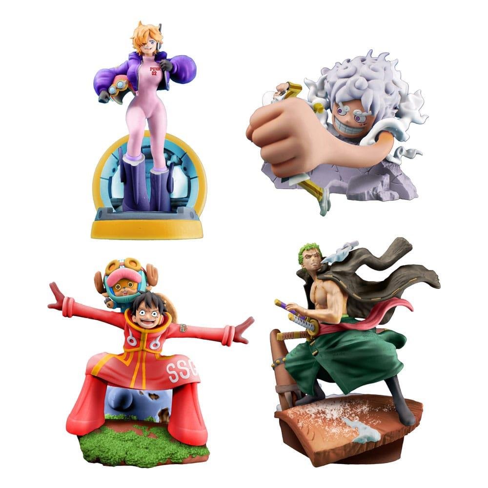One Piece: Petitrama – Logbox Re Birth: Egghead Vol. 1 4-Pack Φιγούρες (9cm)