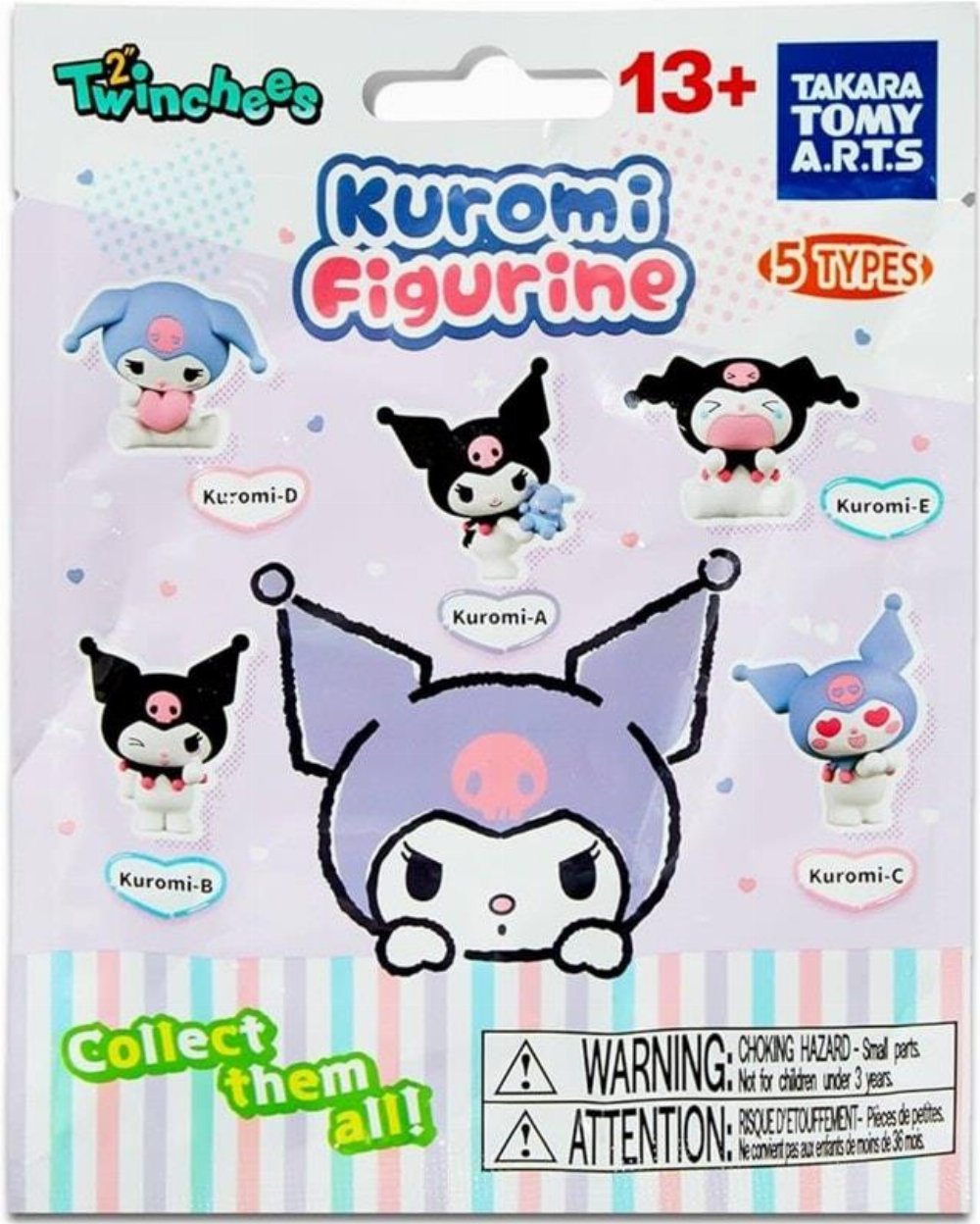 Sanrio: Hello Kitty and Friends – Kuromi Twinchees Φιγούρα (Τυχαίο Περιεχόμενο)