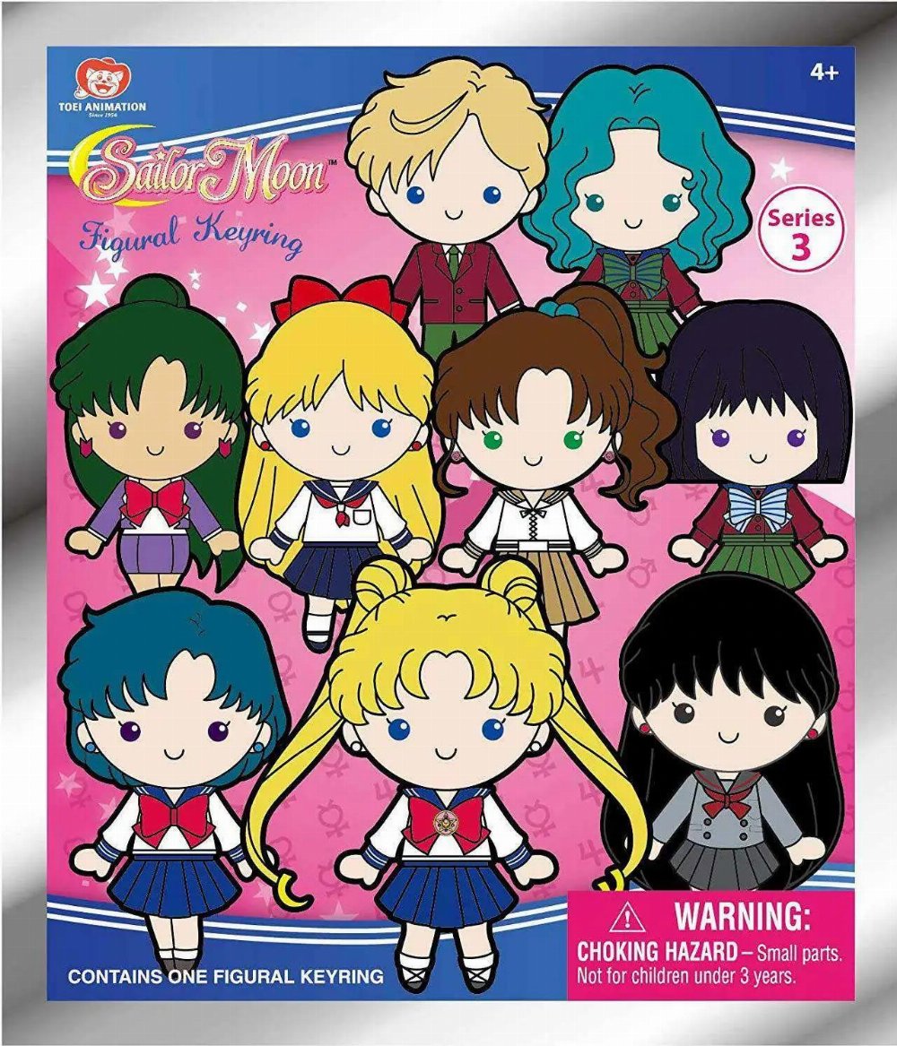 Sailor Moon – Series 3 3D Bag Clip Φιγούρα (Τυχαίο Περιεχόμενο)