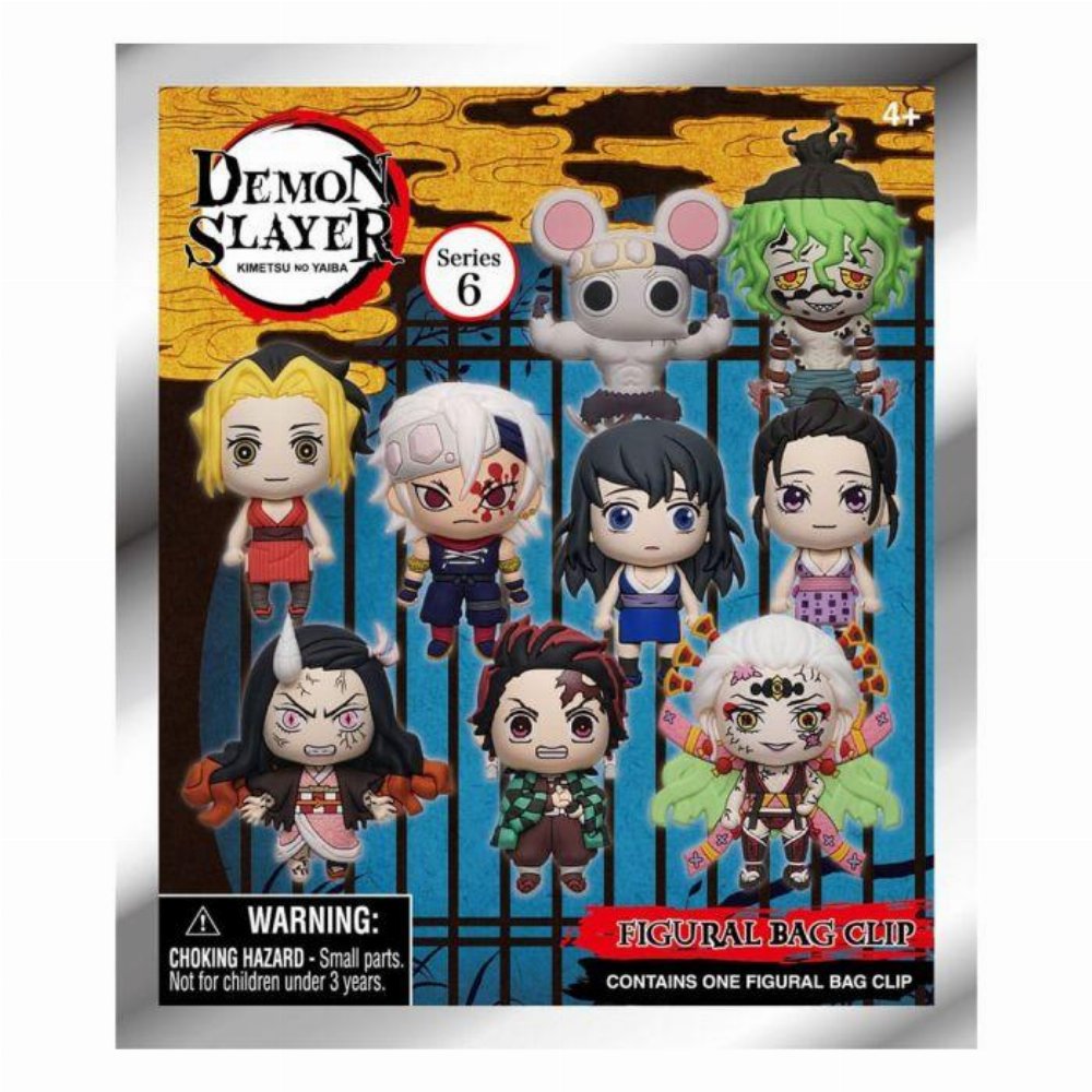 Demon Slayer: Kimetsu no Yaiba – Series 6 3D Bag Clip Φιγούρα (Τυχαίο Περιεχόμενο)