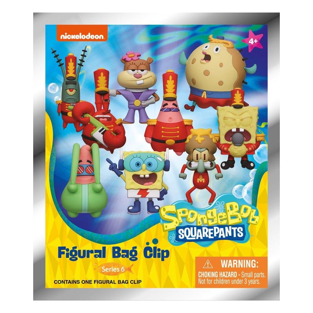 SpongeBob Squarepants - Series 6 3D Bag Clip Φιγούρα (Τυχαίο Περιεχόμενο)