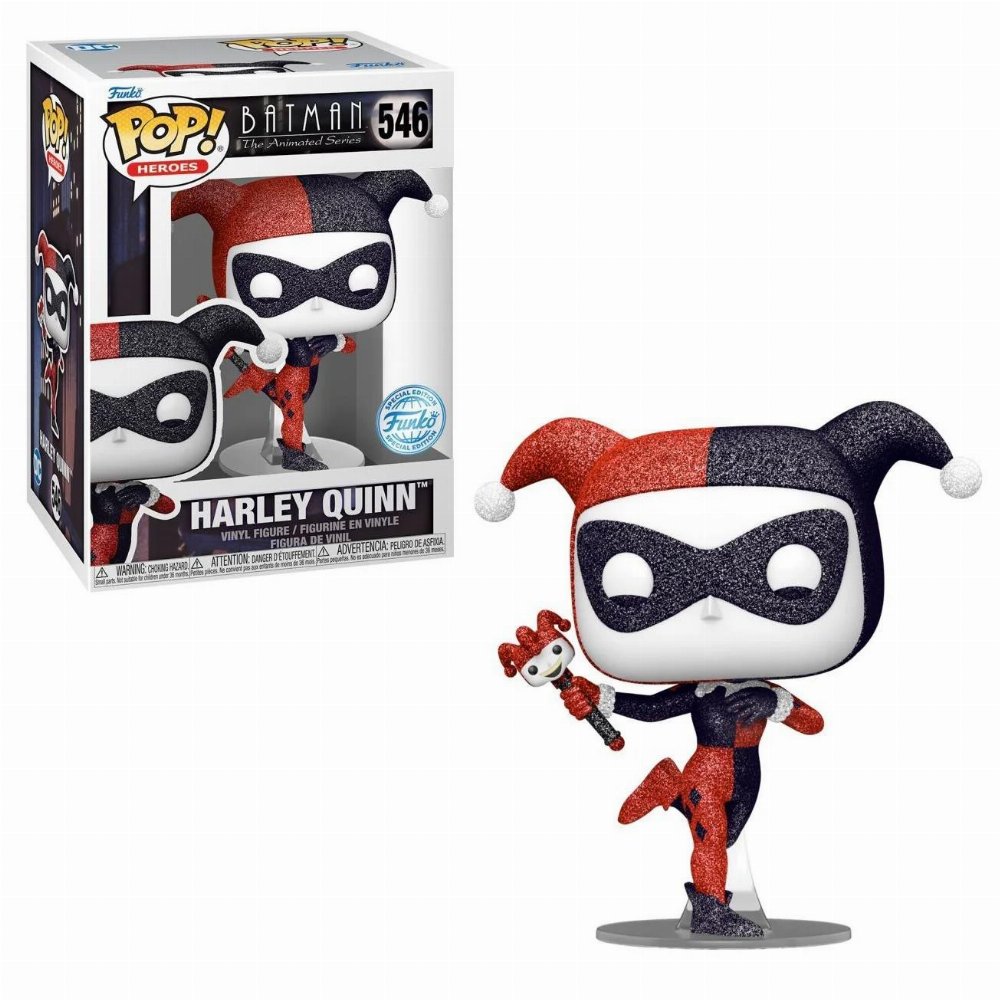 Funko POP! DC Heroes: Batman Animated Series – Harley Quinn (Diamond Collection) #546 (Exclusive)
