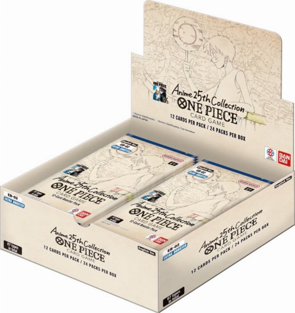 One Piece Card Game – EB-02 Anime 25th Collection Booster Box (24 packs)