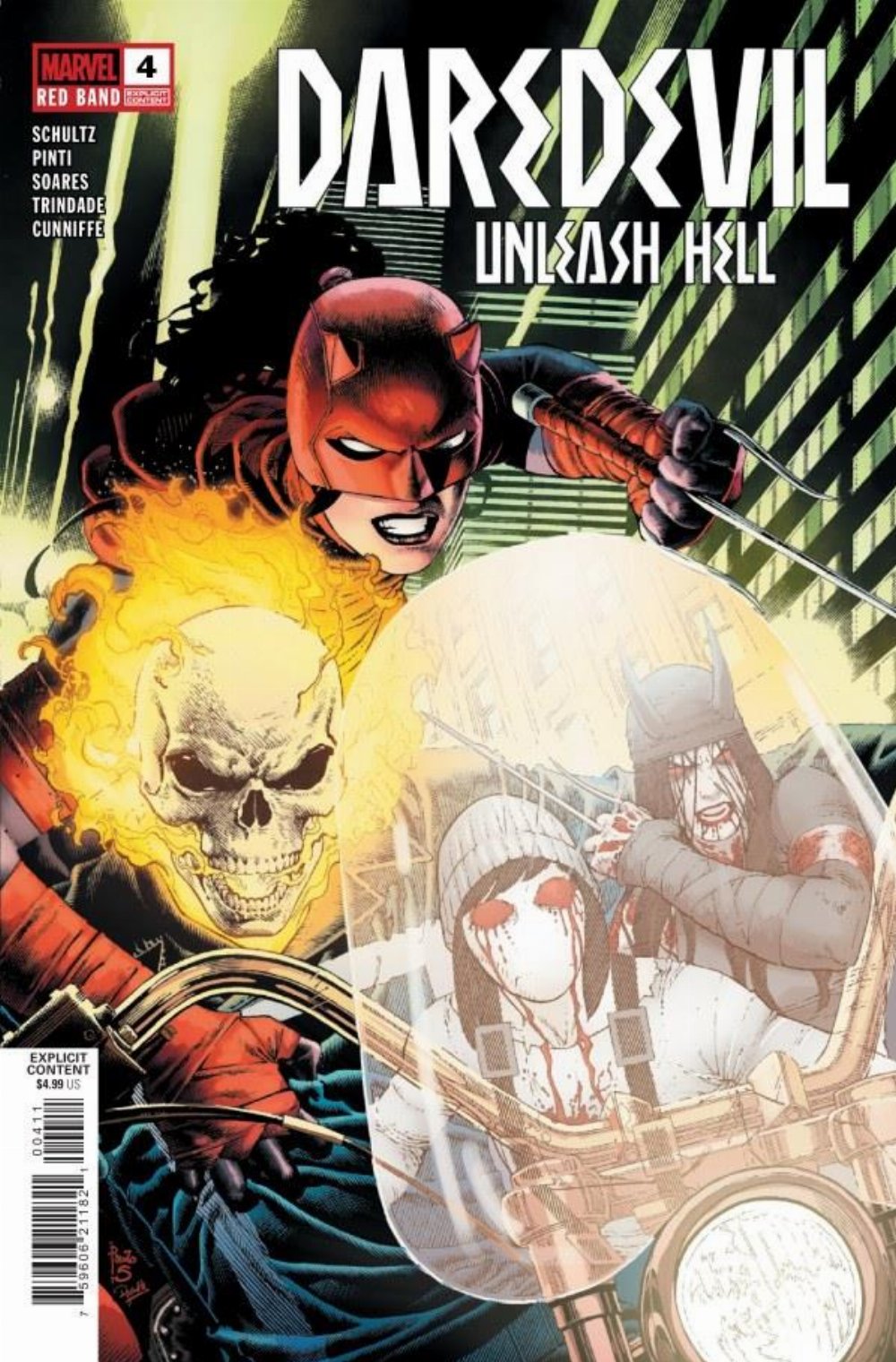 Τεύχος Κόμικ Daredevil: Unleash Hell Red Band #4 (Of 5)