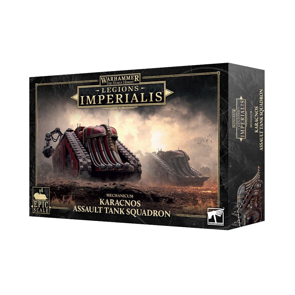 Warhammer The Horus Heresy – Legions Imperialis: Mechanicum Karacnos Assault Tank Squadron