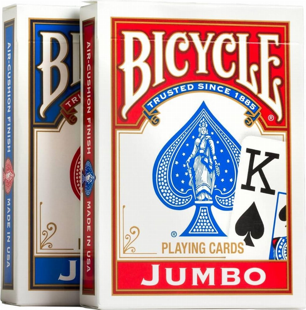Τράπουλα Bicycle – Jumbo Index Red and Blue 2-Pack