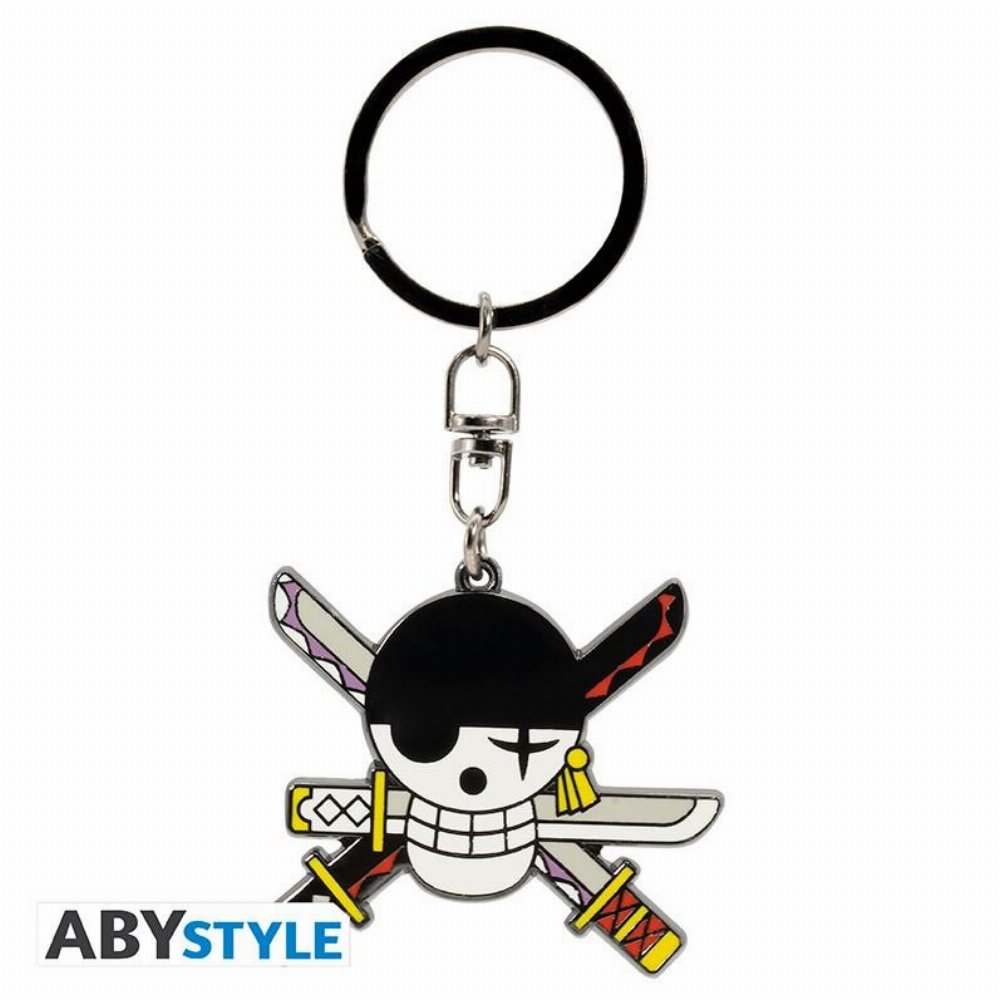 One Piece – Skull Zoro Metal Μπρελόκ