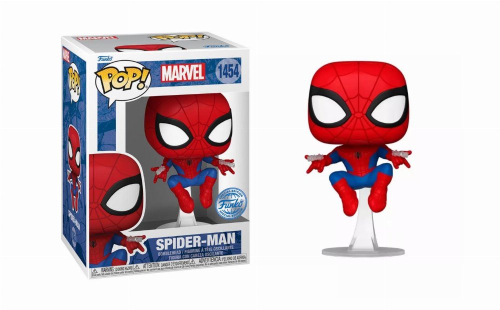 Φιγούρα Funko POP! Marvel: Spider-Man – Spider-Man with Webshooters #1454 (Exclusive)