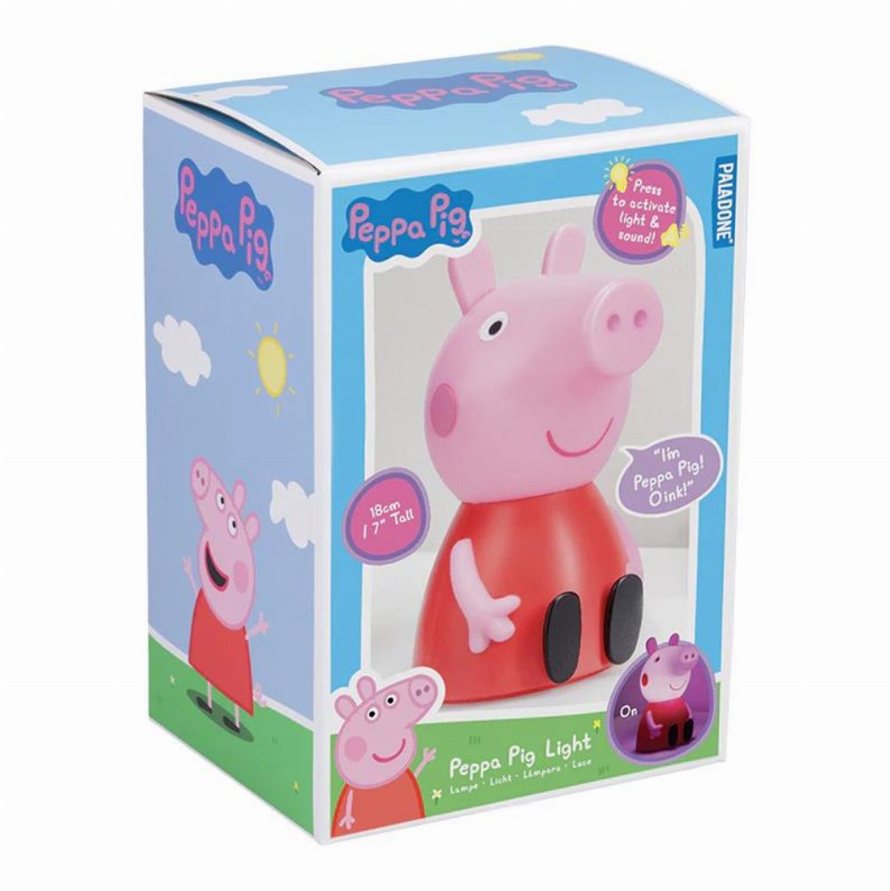 Peppa Pig – Peppa Pig Φωτιστικό με Ήχο (12cm)