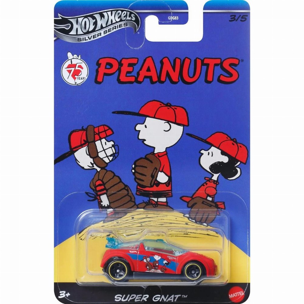 Hot Wheels: Silver Series – Peanuts Super Gnat Vehicle (JCB83)