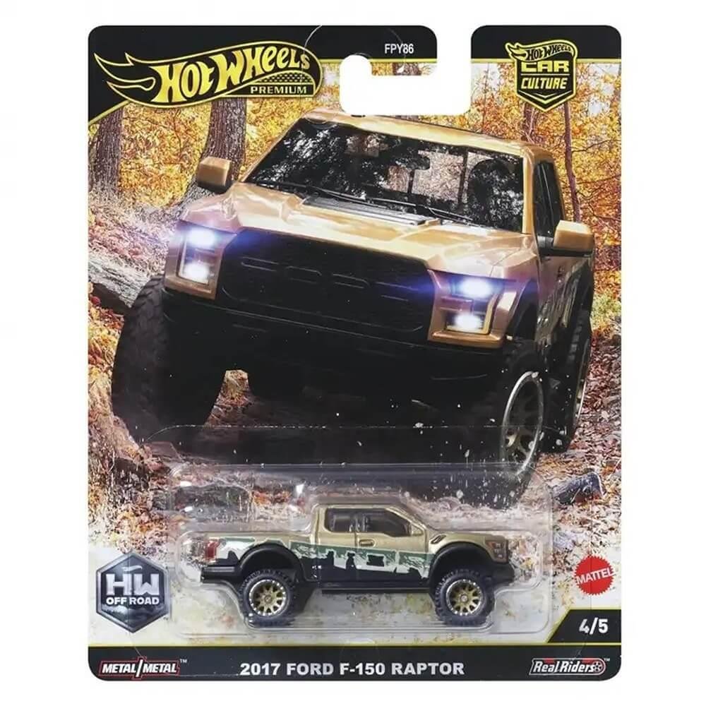 Hot Wheels Premium: Car Culture – 2017 Ford F-150 Raptor (JBK70)
