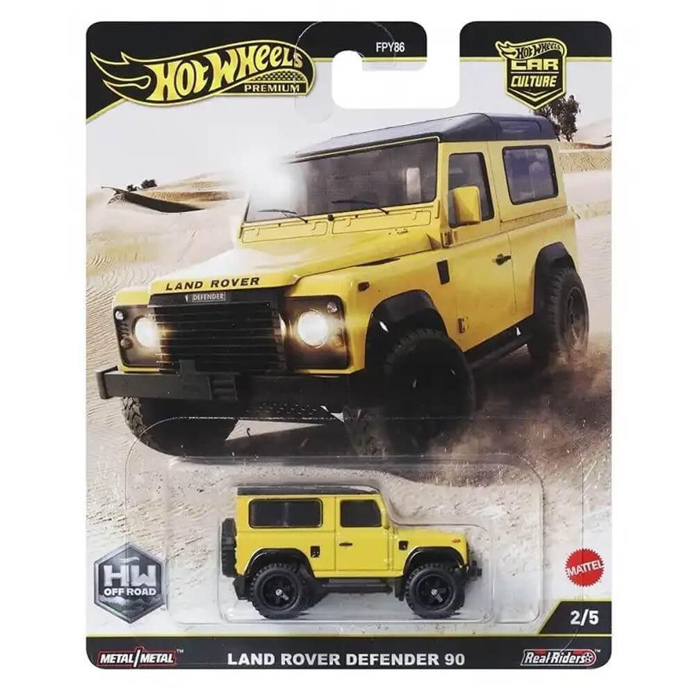Hot Wheels Premium: Car Culture – Land Cruiser Defender 90 Vehicle (JBK74)