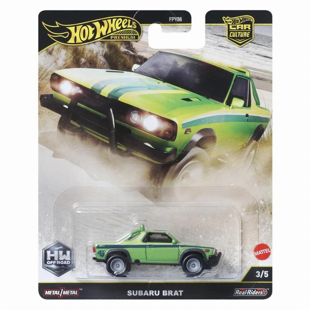 Hot Wheels Premium: Car Culture – Subaru Brat Vehicle (JBK72)
