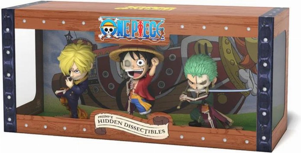 Freeny’s Hidden Dissectibles: One Piece – Luffy, Zoro, Sanji Φιγούρες