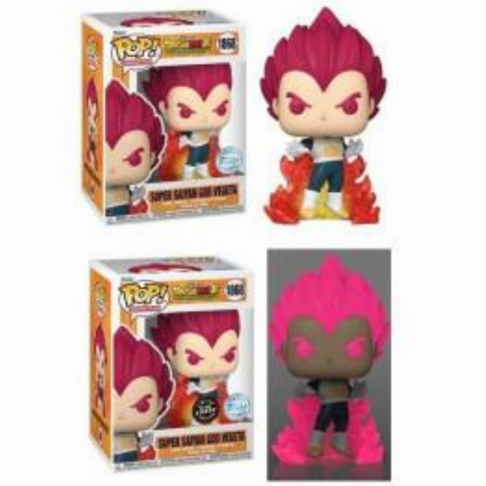 Φιγούρα Funko POP! Bundle of 2: Dragon Ball - Super Saiyan God Vegeta & Chase GITD #1868 (Exclusive)
