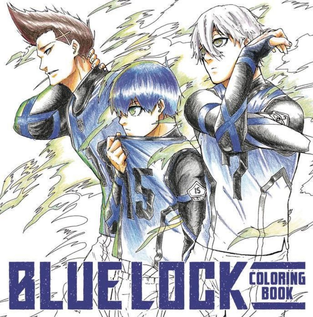 Βιβλίο Ζωγραφικής Blue Lock Coloring Book