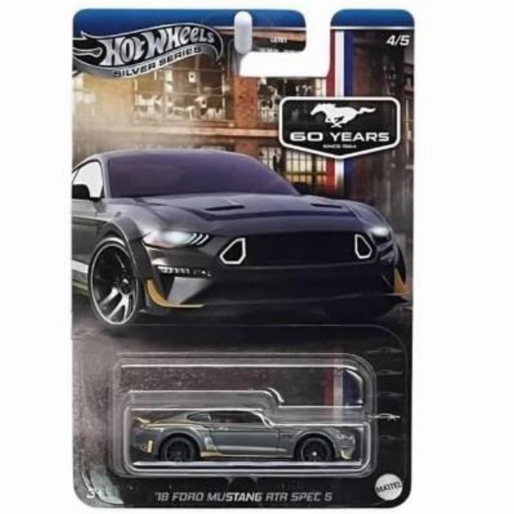Hot Wheels – Silver Series: 60 years – ’18 Ford Mustang RTR Spec 5 (JBY53)
