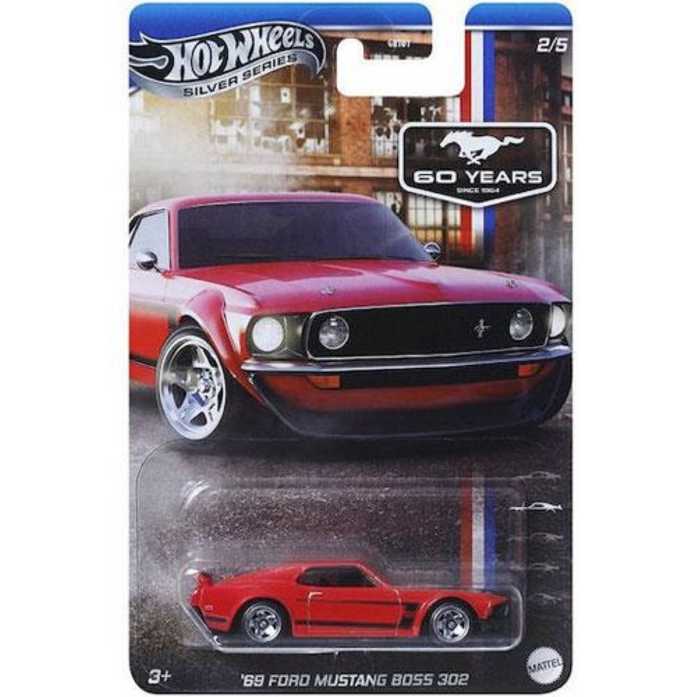 Hot Wheels – Silver Series: 60 years – ’69 Ford Mustang Boss 302 (JBY51)