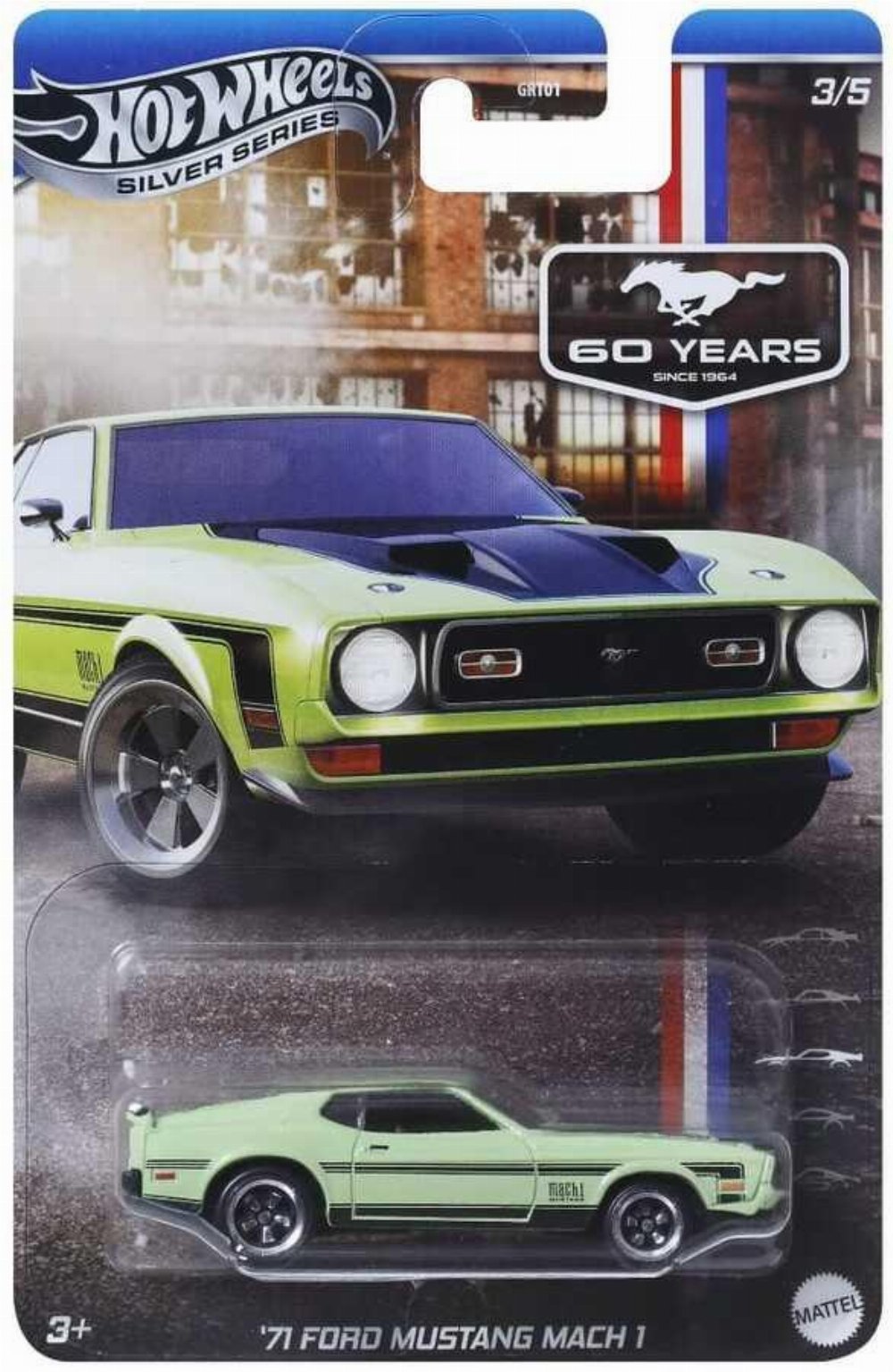 Hot Wheels - Silver Series: 60 years - '71 Ford Mustang Mach1 (JBY52)