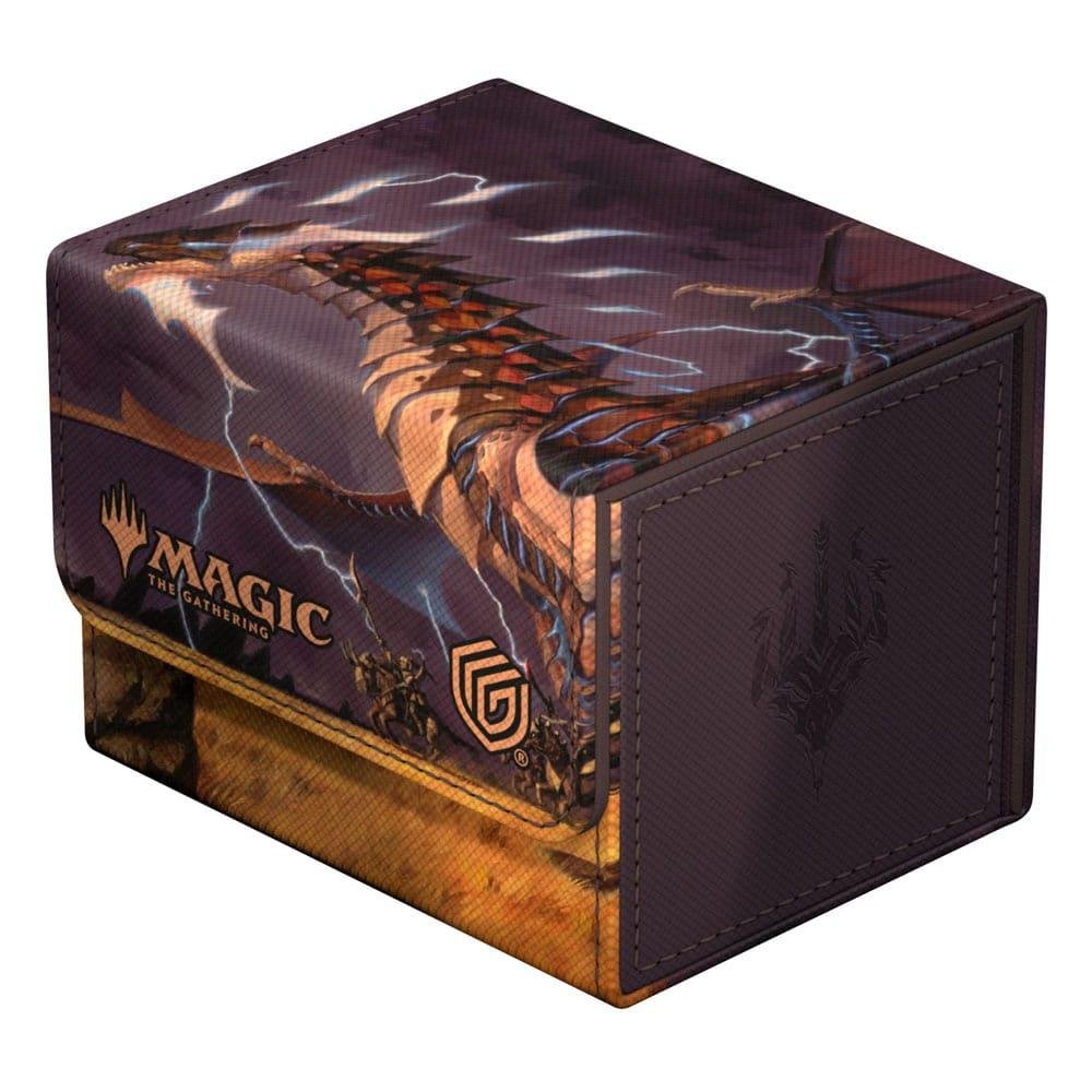 Ultimate Guard Sidewinder 100+ Xenoskin Deck Box – Tarkir Dragonstorm: Ghostfire – Neriv, Heart of the Storm
