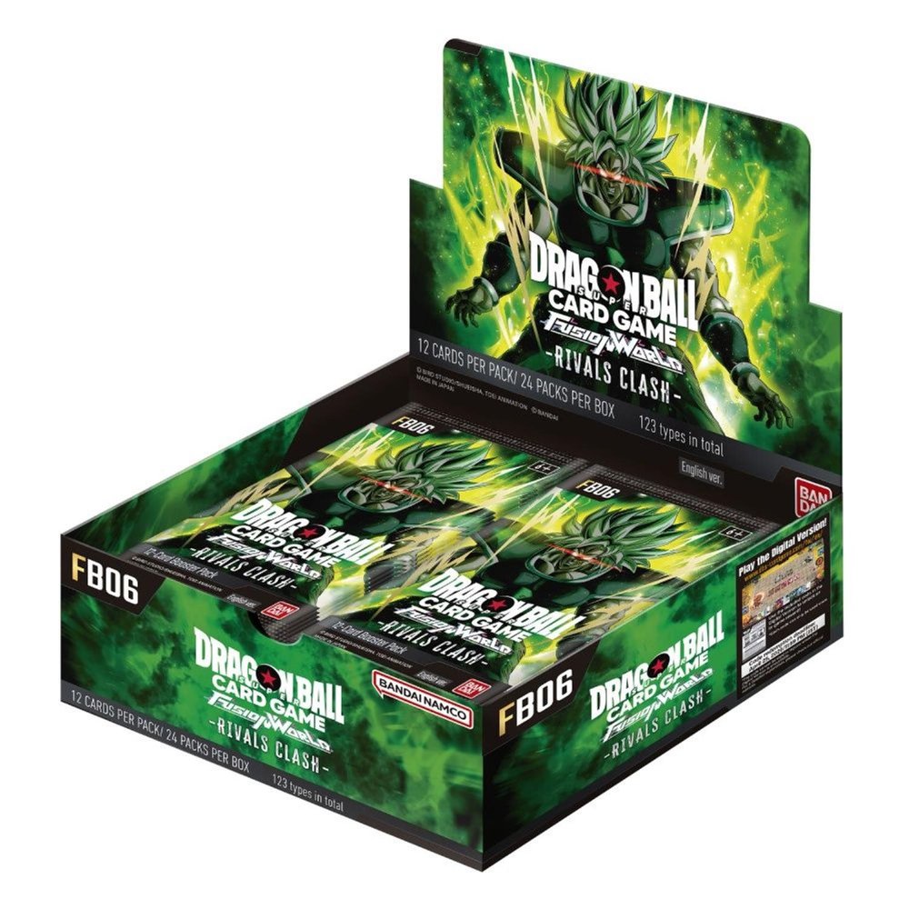 Dragon Ball Super Card Game - FB06 Fusion World: Rivals Clash Booster Box (24 Packs)