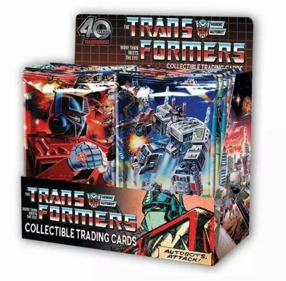 Transformers TCG – 40Th Anniversary Collector’s Trading Cards Display (24 Packs)