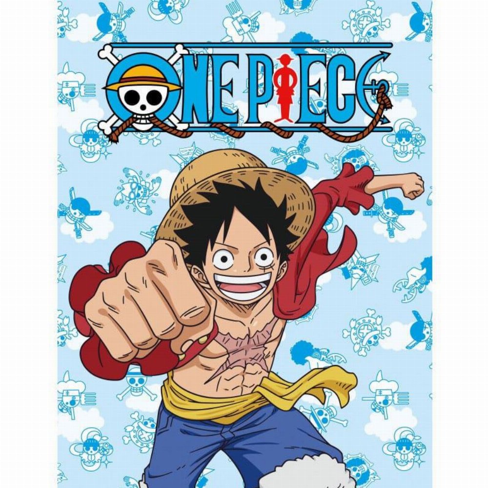 One Piece - Luffy Fleece Κουβέρτα (100x150cm)