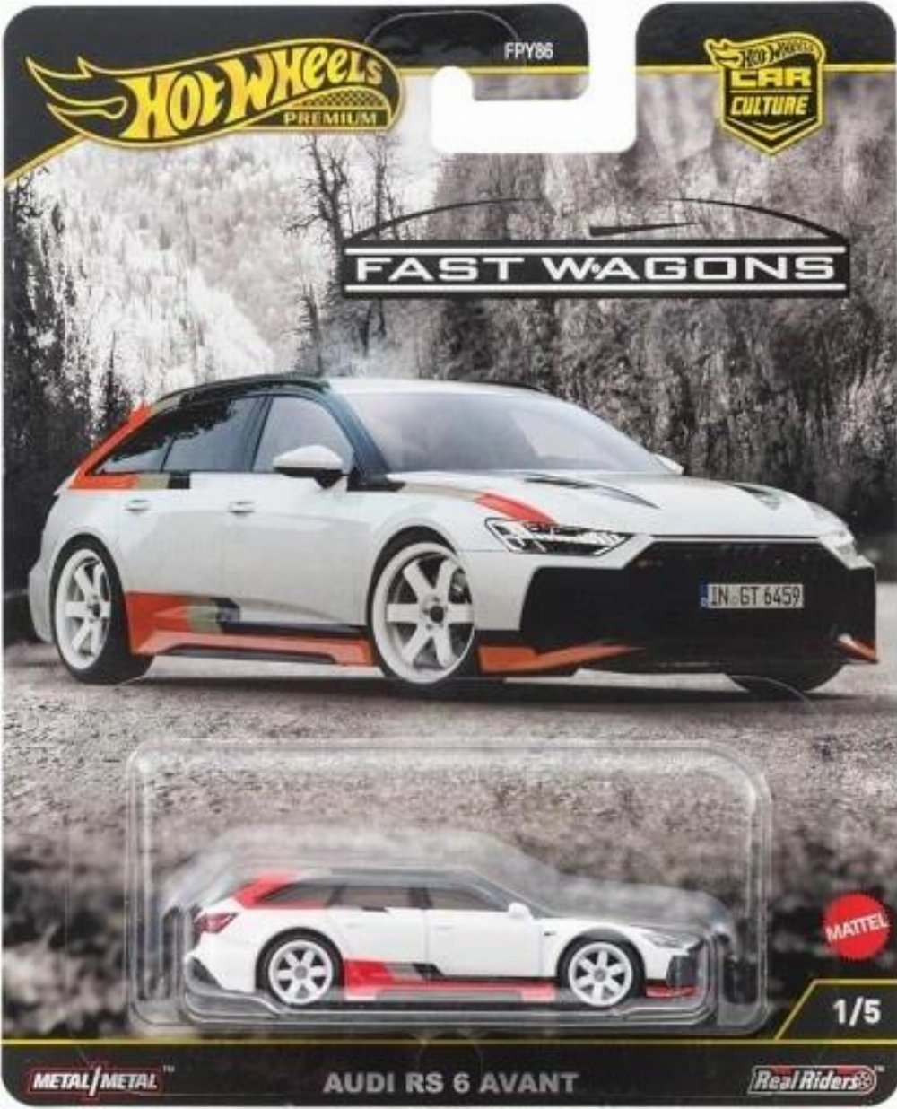Hot Wheels Premium Car Culture: Fast Wagons – Audi RS 6 Avant (JBK51)