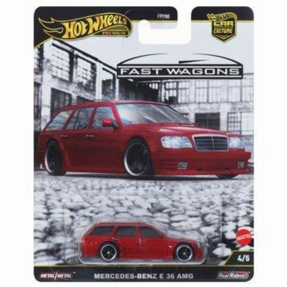 Hot Wheels Premium Car Culture: Fast Wagons – Mercedes-Benz E 36 AMG (JBK69)