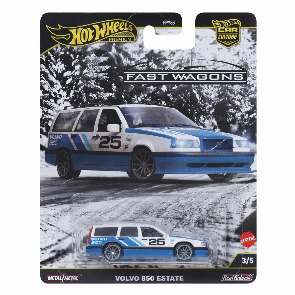 Hot Wheels Premium Car Culture: Fast Wagons – Volvo 850 Estate (JBK68)