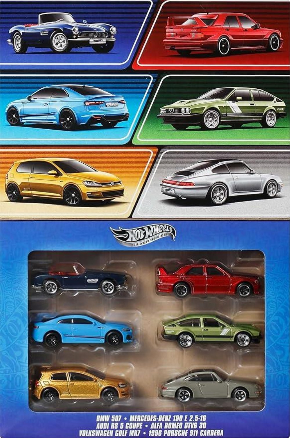 Hot Wheels – Σετ των 6 Αυτοκινήτων Euro Style (JBY79)