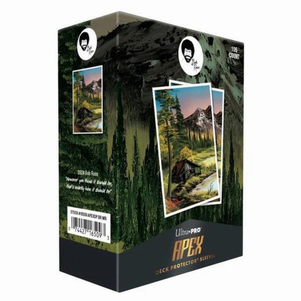 Ultra Pro APEX Card Sleeves Standard Size 105ct – Bob Ross: Mountain Retreat