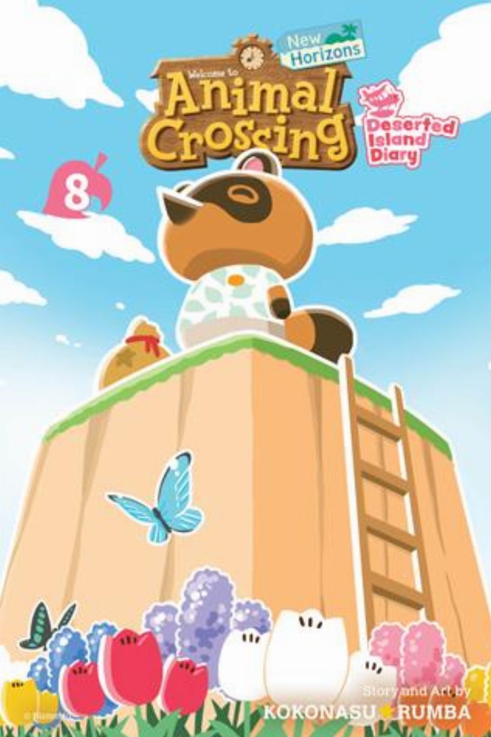 Τόμος Manga Animal Crossing: New Horizons: Deserted Island Diary Vol. 08