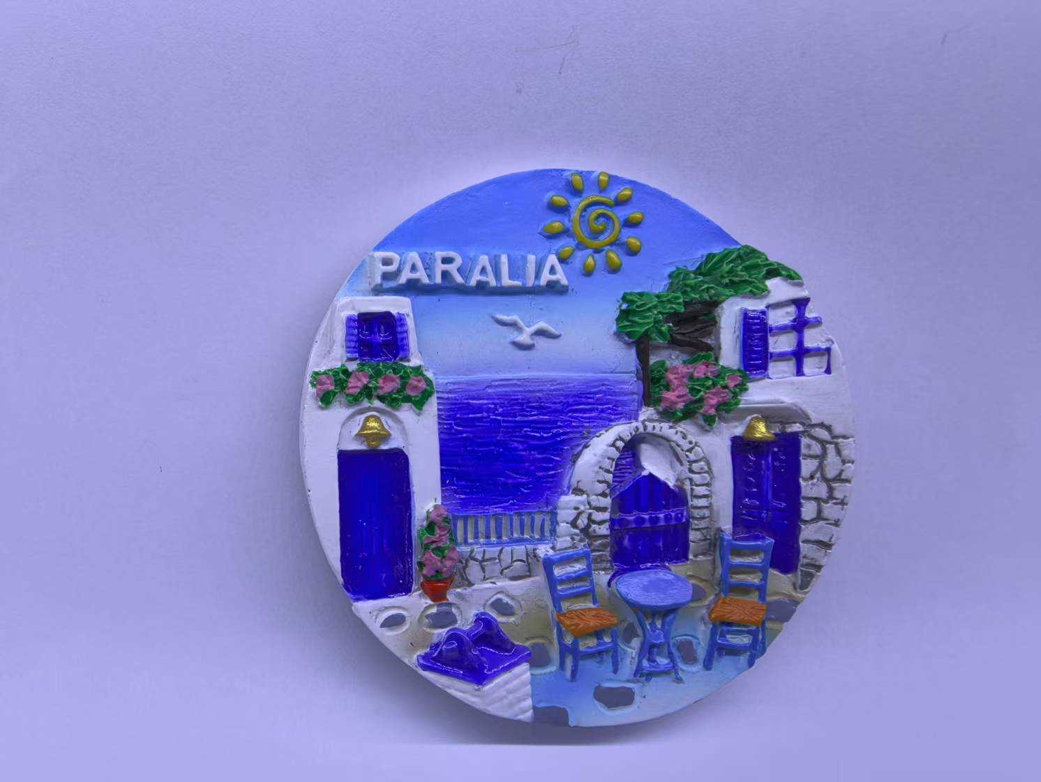 Τουριστικό μαγνητάκι Souvenir – Σετ 12pcs – Paralia – 678426