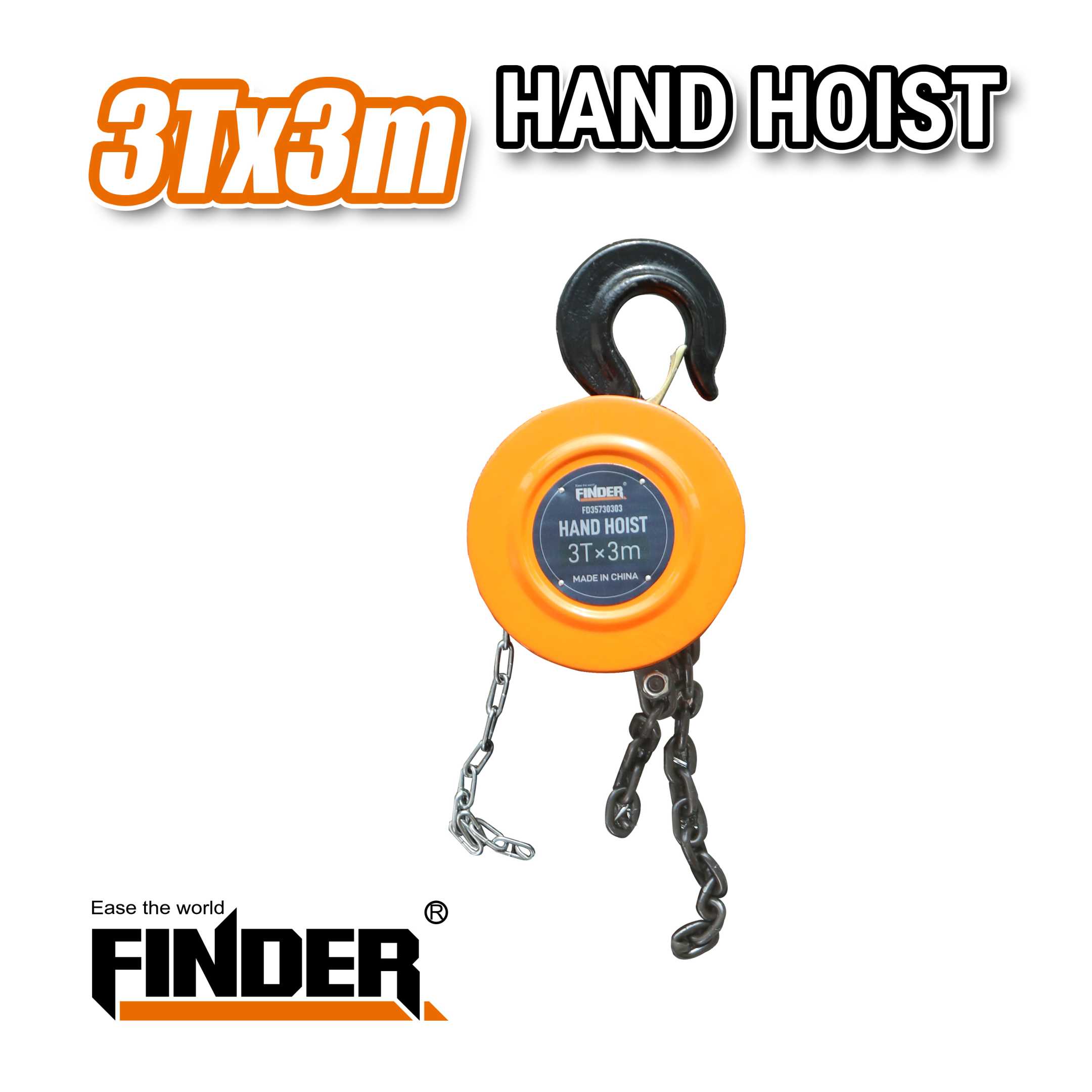 Παλάγκο αλυσίδας χειρός – 3T*3M – Finder – 193637