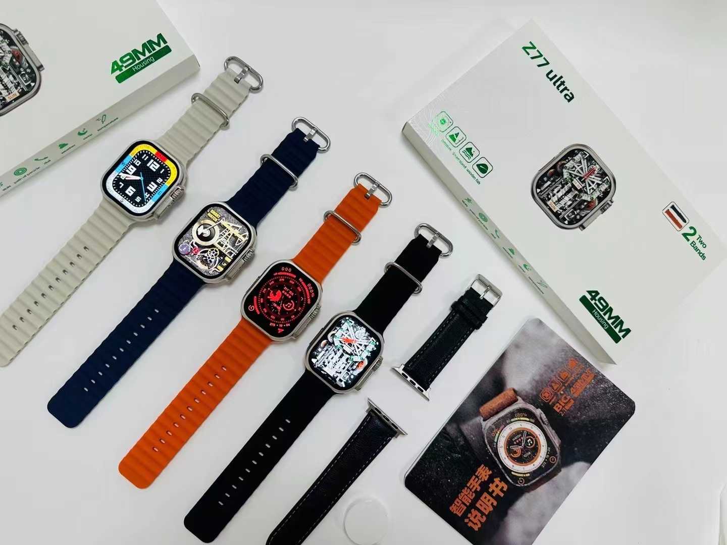 Σετ Smartwatch με 2 λουράκια – Z77 Ultra – 880228 – White