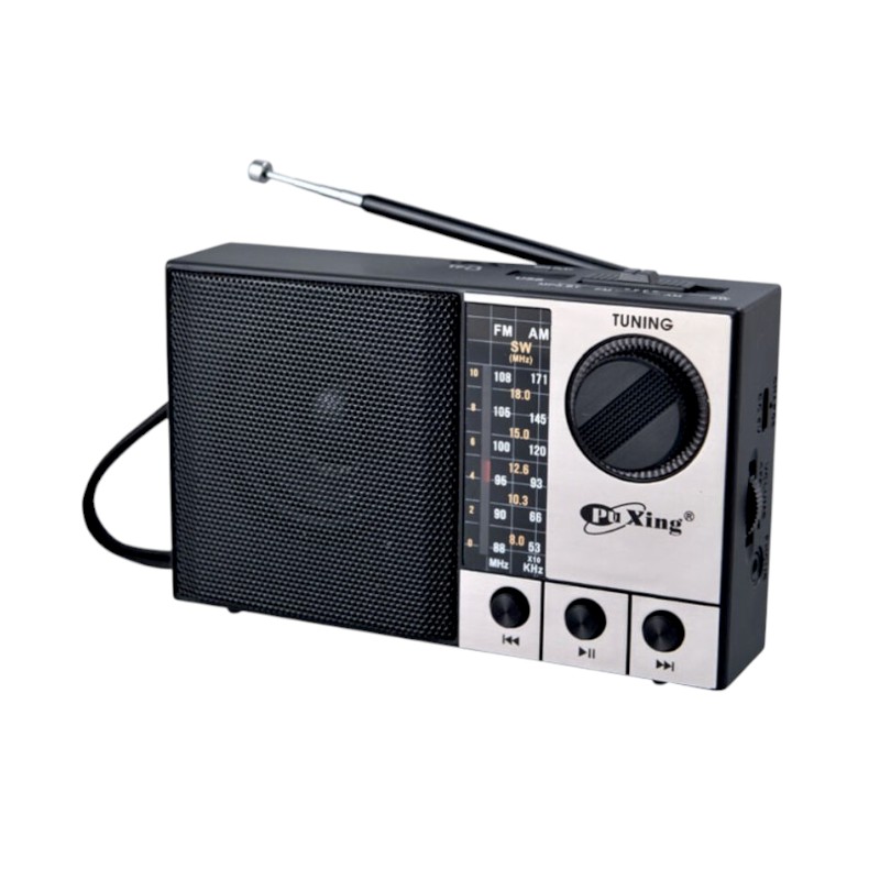 Επαναφορτιζόμενο ραδιόφωνο – PX-711BT – 427111 – Black