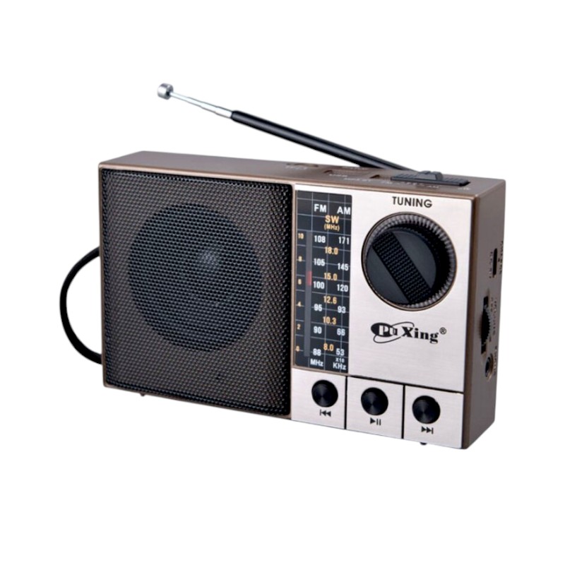Επαναφορτιζόμενο ραδιόφωνο – PX-711BT – 427111 – Brown