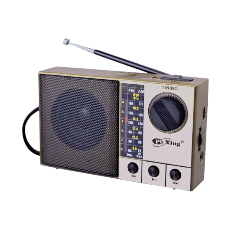 Επαναφορτιζόμενο ραδιόφωνο – PX-711BT – 427111 – Gold