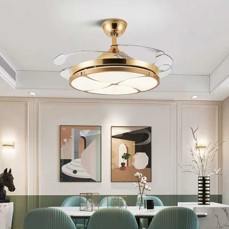 Ανεμιστήρας οροφής & φωτιστικό – DS-6604 – 2*48W – 431620 – Gold
