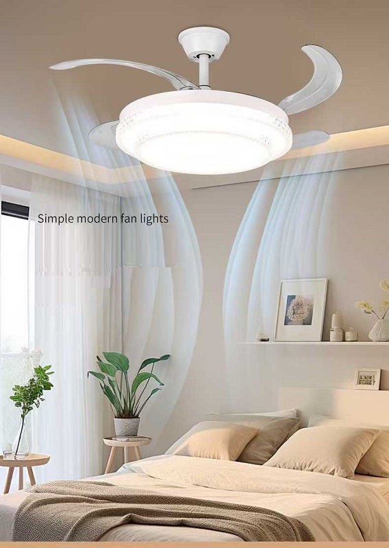 Ανεμιστήρας οροφής & φωτιστικό – DS-8049 – 2*48W – 431637 – White