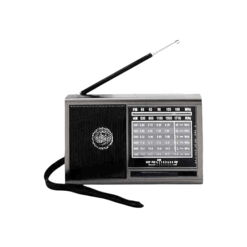 Επαναφορτιζόμενο ραδιόφωνο – PX-721 – 457217 – Silver