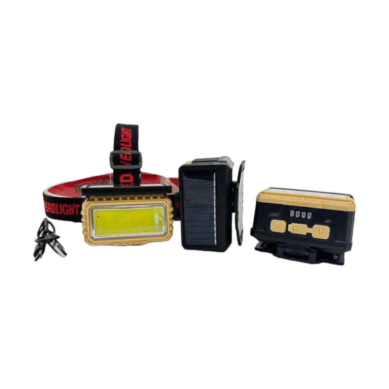 Φακός κεφαλής LED με ηλιακό πάνελ – FA-LY807 – 460018