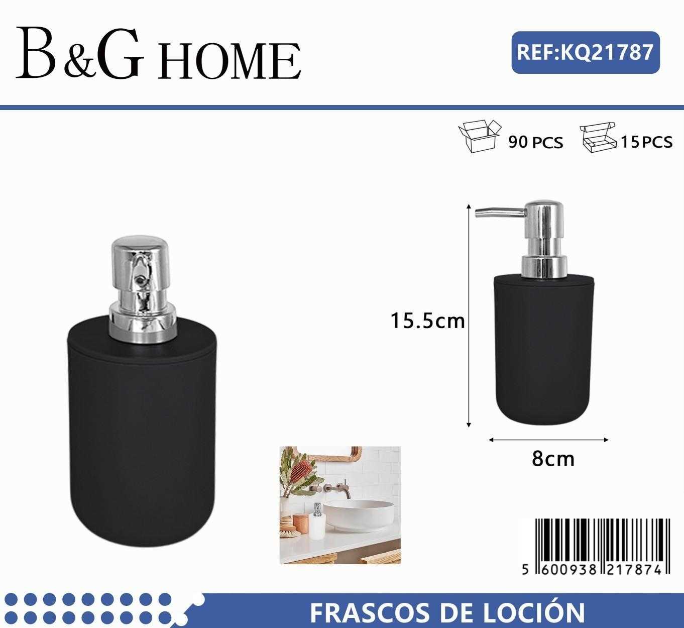 Θήκη κρεμοσάπουνου Dispenser πλαστική – Black – 21787