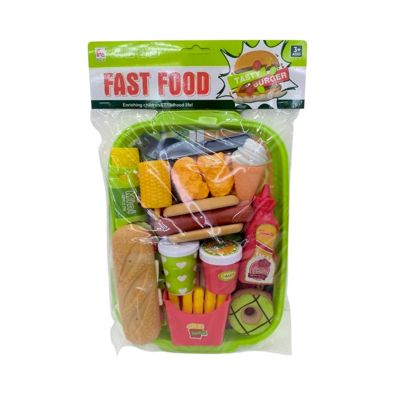 Παιδικό σετ Fast Food – 24pcs – 6629-6 – 502183