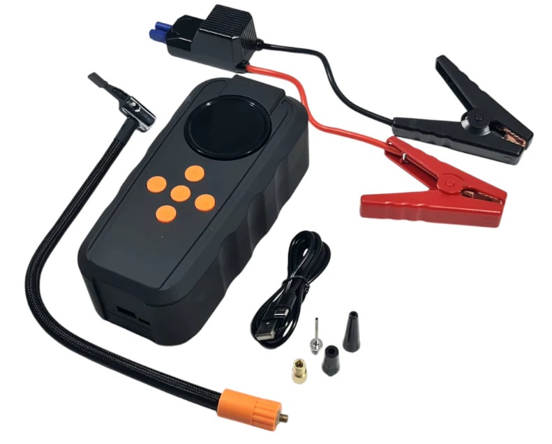 Εκκινητής μπαταρίας οχημάτων Jump Starter & αεροσυμπιεστής – 8000mah – 512004