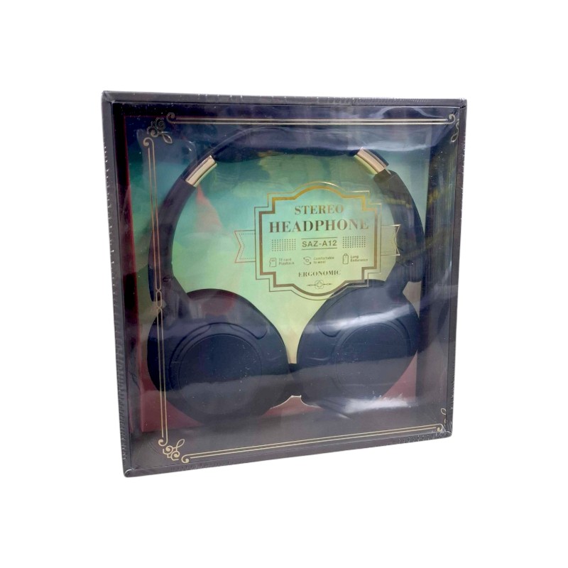 Ασύρματα ακουστικά – Headphones – SAZ-A12 – 541129 – Black